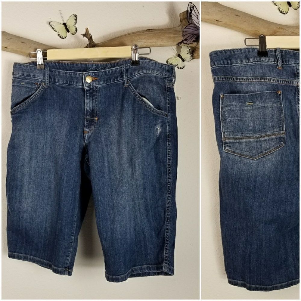 Eddie bauer denim Bermuda shorts